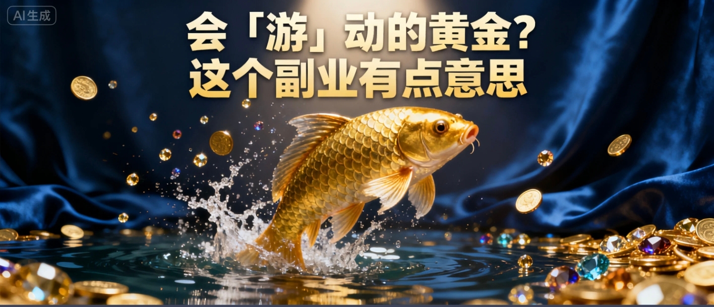 单号月销1.5W+！AI“凭空造鱼”带货新玩法，小白3分钟出一个爆款视频-91搞钱